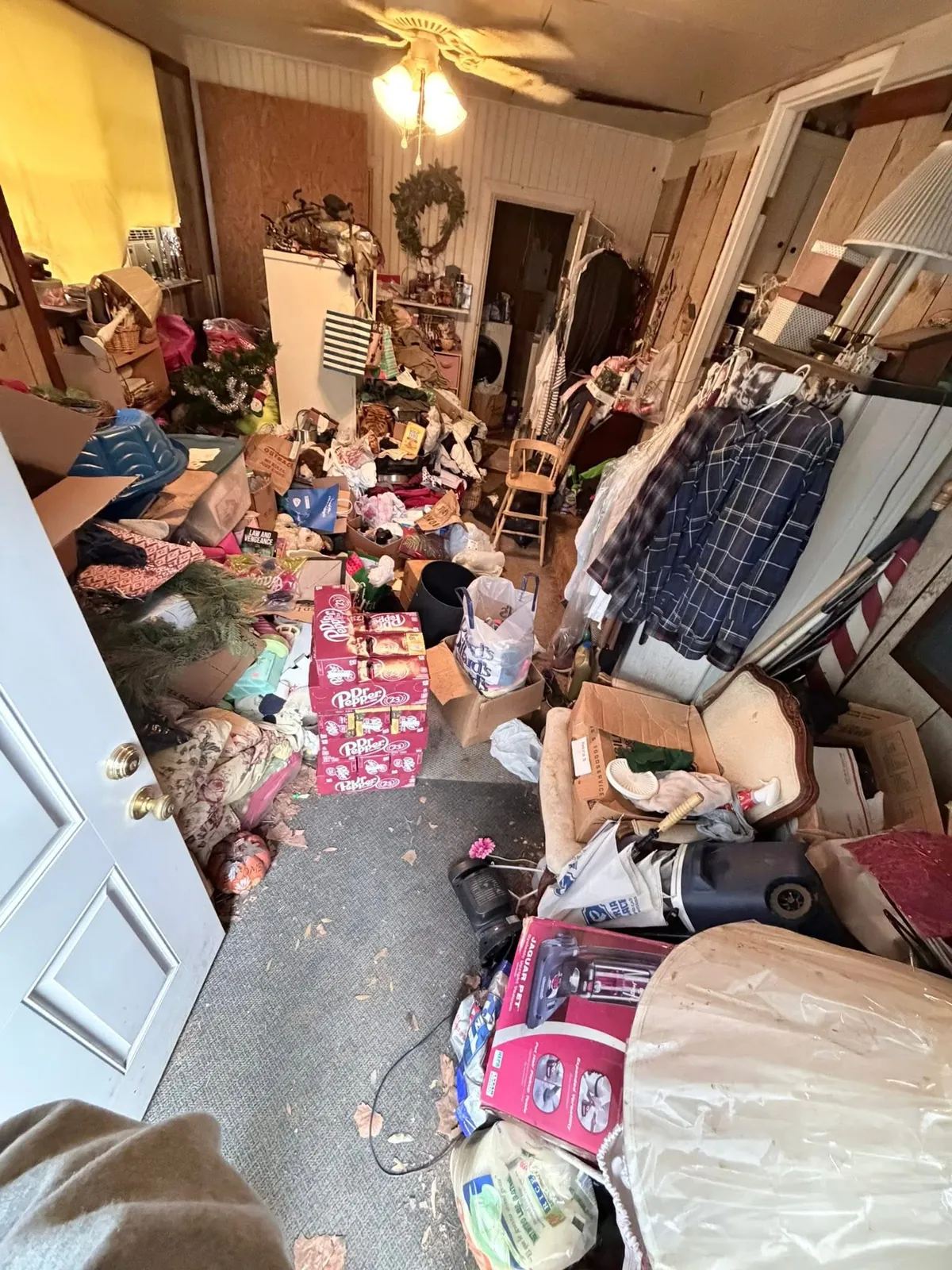 Interior before property cleanout