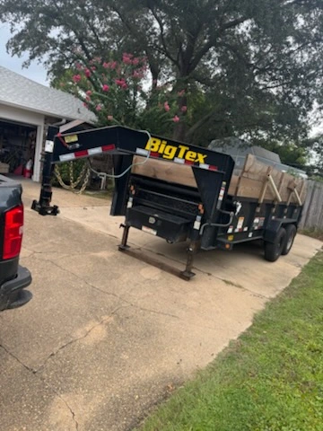Earlier yard debris project