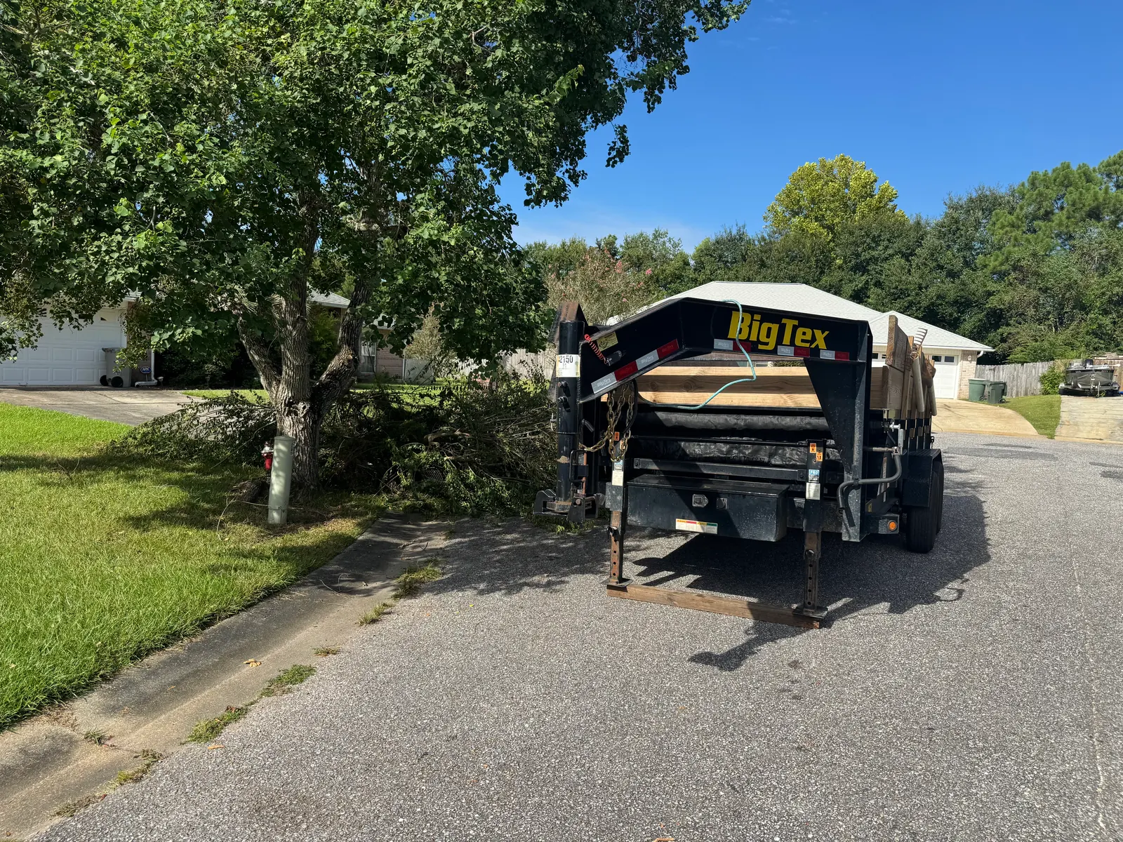 Earlier neighborhood cleanup